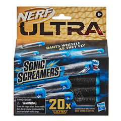 Nerf Ultra Sonic Screamers 20-Dart Refill Pack - Darts Whistle Through the Air -- Compatible Only with Nerf Ultra Blasters