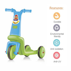 Ok Play Speedo Baby Ride On Push Bike for Kids, Parrot Green, Ages 2 to 4 years