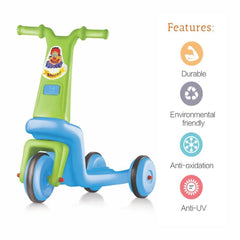 Ok Play Speedo Baby Ride On Push Bike for Kids, Sky Blue, Ages 2 to 4 years