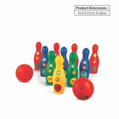 Ok Play Super Bowling Alley, Bowling Game Set for Kids, Multi, Ages 5 to 10 years