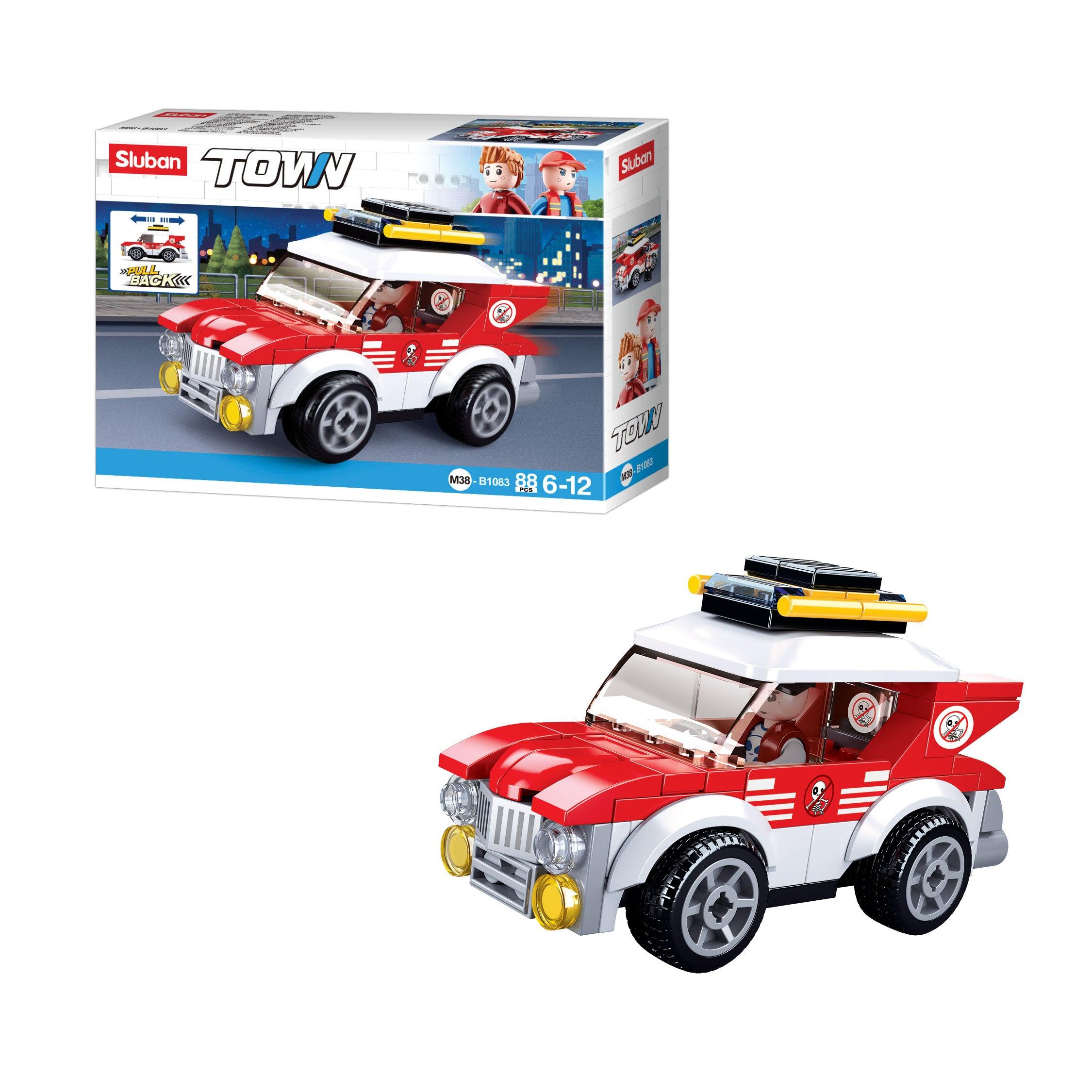 Sluban Ambulance- Small, Building Blocks For Ages 6+ - FunCorp India