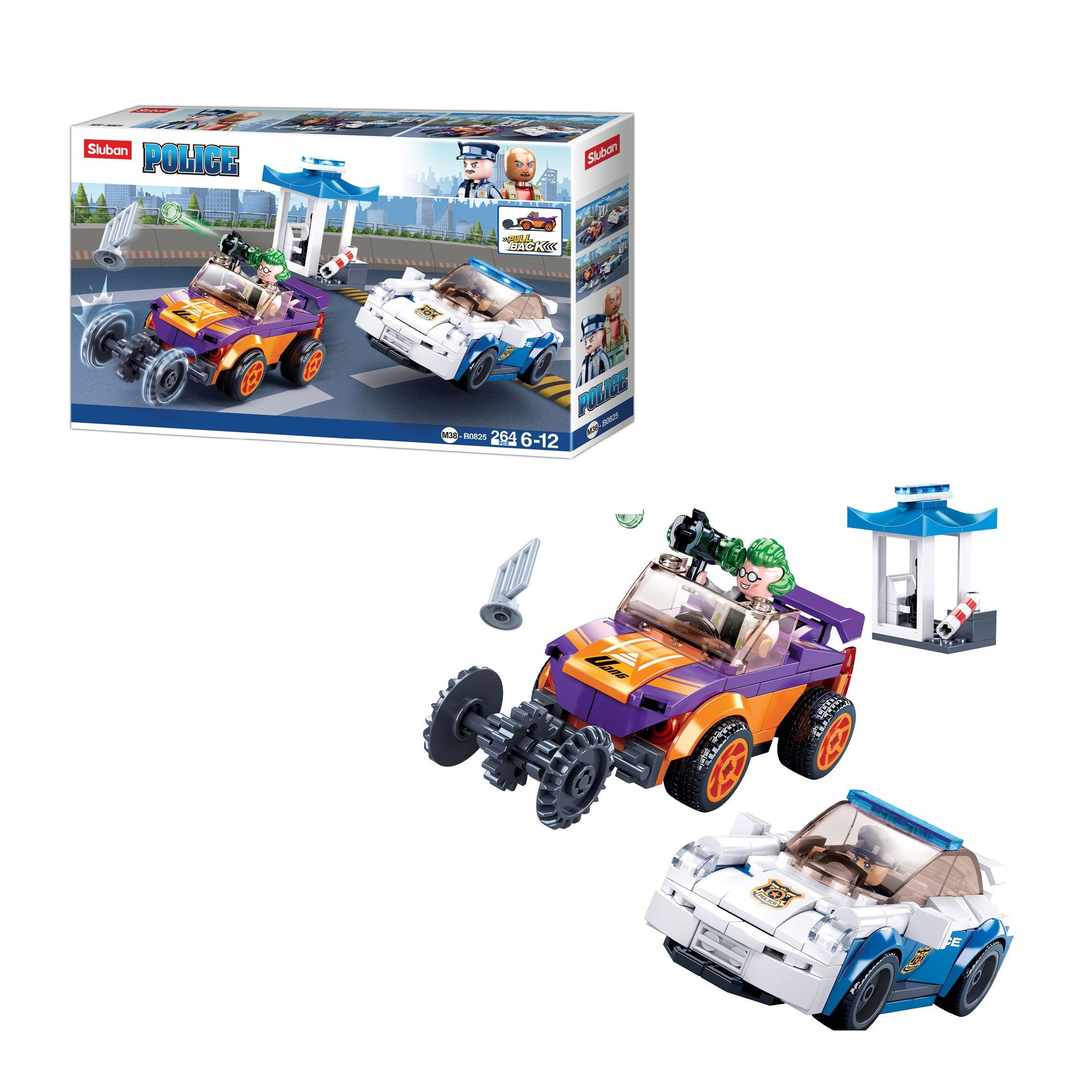 Sluban Police Manhunt on Highway, Building Blocks For Ages 6+ - FunCorp India