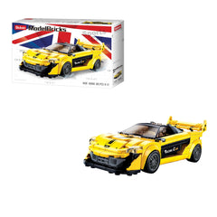Sluban Racing Car - Yellow, Building Blocks For Ages 6+ - FunCorp India