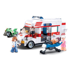 Sluban Ambulance-Large, Building Blocks For Ages 6+ - FunCorp India