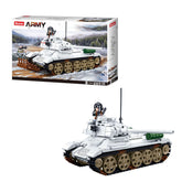 Sluban T-34/85 Medium Tank, Building Blocks For Ages 6+ - FunCorp India