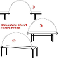 PartyCorp Adjustable Balloon Arches Table Stand For Party Decoration (Balloons Not Included), 1 pc