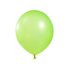 PartyCorp Green Metallic Latex Balloon For Party Decorations, DIY Pack of 12