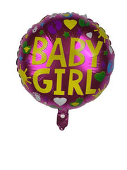 PartyCorp It's A Girl Baby Shower Milk Bottle, Pink Heart and Baby Girl Foil Balloon Bouquet, Decoration Set, DIY Pack Of 5
