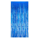 PartyCorp Royal Blue Foil Curtain Fringe Set, 1 Pack