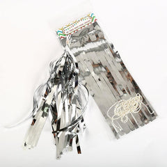 PartyCorp Silver Hanging Tassel Garland, Decoration Set For Party, DIY Pack Of 1