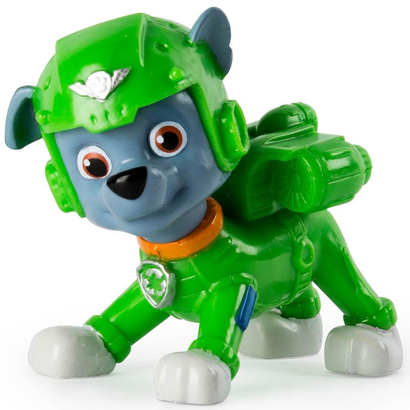 Paw Patrol Pup Buddies Rocky Green - Length 6.5 cm