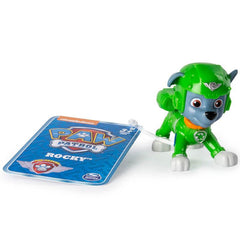 Paw Patrol Pup Buddies Rocky Green - Length 6.5 cm