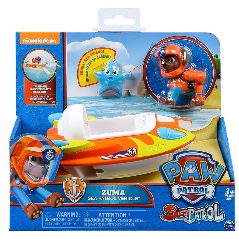 Paw patrol zuma sea patrol hot sale vehicle