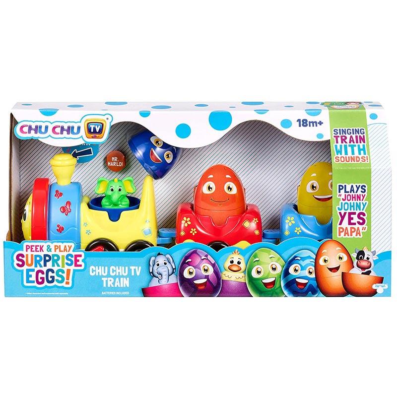 Peek & Play Surprise Eggs by Chuchu TV: Chu Train TV