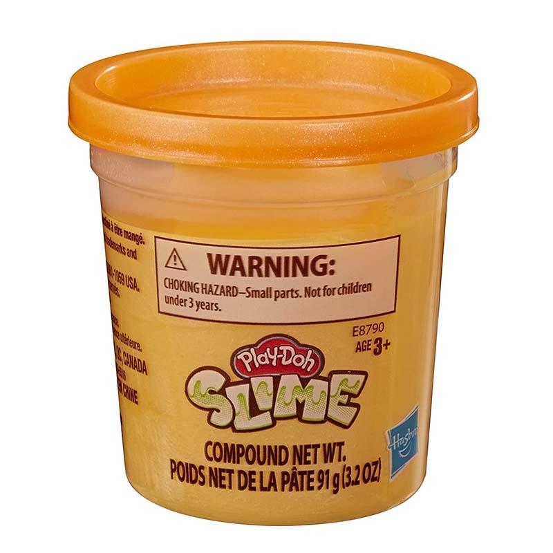 Play-Doh Brand Slime Compound Single Can, Metallic Orange