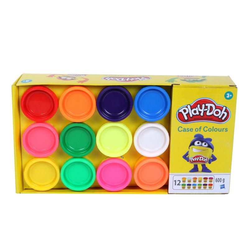 Play-Doh Case of Colours 12-Pack of 2-Ounce Cans for Kids 2 Years and Up, Non-Toxic