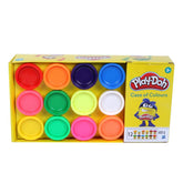 Play-Doh Case of Colours 12-Pack of 2-Ounce Cans for Kids 2 Years and Up, Non-Toxic