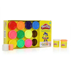 Play-Doh Case of Colours 12-Pack of 2-Ounce Cans for Kids 2 Years and Up, Non-Toxic
