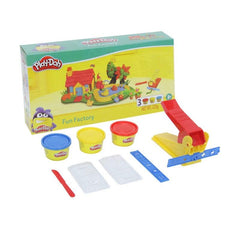 Play-Doh Fun Factory Toolset Arts and Crafts Toy for Kids 3 Years and Up with 3 Non-Toxic Colors