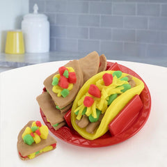 Play-Doh Kitchen Creations Taco Time Play Food Set for Kids 3 Years & Up with 4 Non-Toxic Colors