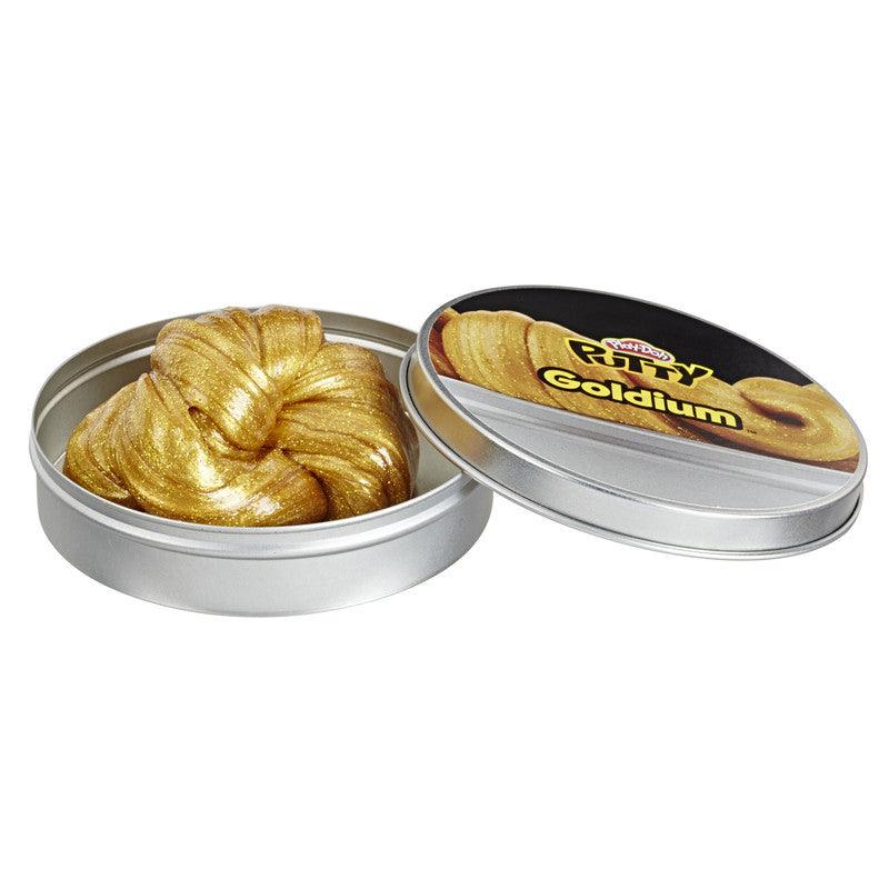 Play-Doh Putty Goldium Gold Putty for Kids 3 Years and Up, 3.2 Ounce Tin