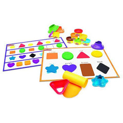 Play-Doh Shape and Learn Colors and Shapes