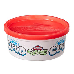 Play-Doh Super Cloud Single Can Of Red Fluffy Slime Compound For Kids 3 Years And Up