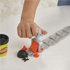 Play-Doh Wheels Cement Truck with Non-Toxic Play-Doh Cement-Colored Buildin' Compound Plus 3 Colors