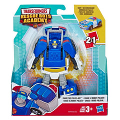 Playskool Heroes Transformers Rescue Bots Academy Chase the Police-Bot Converting Toy Robot, 4.5-Inch Action Figure