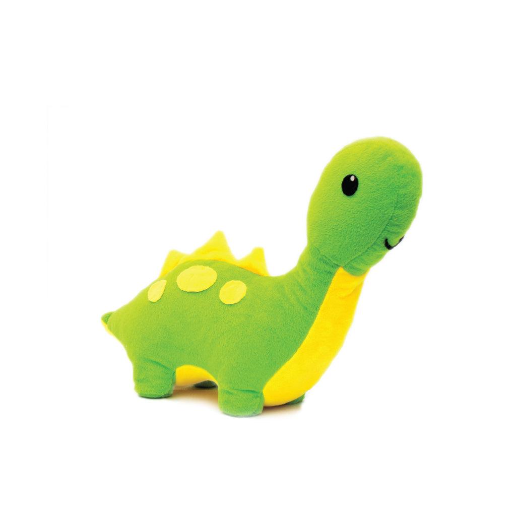 Plushkins Brontosaurus, Premium Green & Yellow Soft Toy for Kids, Aged 1-10 years, Extra Soft Stuffed Toy with Plyfibre Stuffing