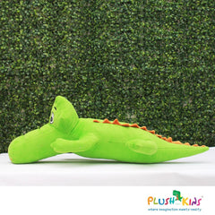 Plushkins Crocodile, Premium Green Soft Toy for Kids, Aged 1-10 years, Extra Soft Stuffed Toy with Plyfibre Stuffing