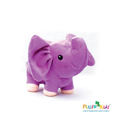 Plushkins Elephant, Premium Purple Soft Toy for Kids, Aged 1-10 years, Extra Soft Stuffed Toy with Plyfibre Stuffing