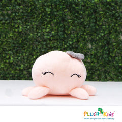 Plushkins Octopus, Premium Baby Pink Soft Toy for Kids, Aged 1-10 years, Extra Soft Stuffed Toy with Plyfibre Stuffing