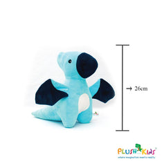 Plushkins Pterodactyle Dino, Premium Blue Soft Toy for Kids, Aged 1-10 years, Extra Soft Stuffed Toy with Plyfibre Stuffing