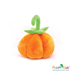 Plushkins Pumpkin, Premium Orange Soft Toy for Kids, Aged 1-10 years, Extra Soft Stuffed Toy with Plyfibre Stuffing