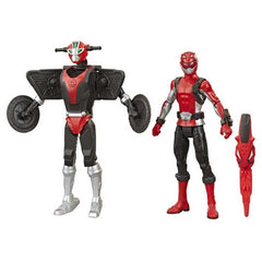 Power Rangers Beast Morphers Red Ranger and Morphin Cruise Beast Bot 6-Inch Action Figure 2-Pack Toys Inspired by the Power Rangers TV Show