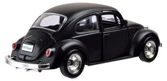 RMZ City Die Cast Volkswagen Beetle, Matte Black (5-inch)