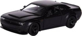 RMZ Die Cast Pull Back Dodge Challenger SRT Demon, Matte Black