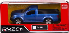 RMZ Die Cast Pull Back Ford F-150, Blue
