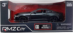 RMZ Die Cast Pull Back Ford Mustang 2015 - Matte Black