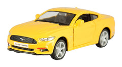 RMZ Die Cast Pull Back Ford Mustang 2015, Yellow