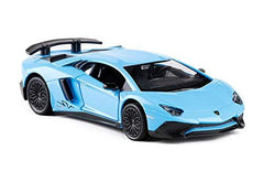 RMZ Die Cast Pull Back Lamborghini Aventador LP 750-4 SV, Blue