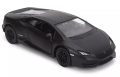 RMZ Die Cast Pull Back Lamborghini Hurac√°n LP610-4, Matte Black
