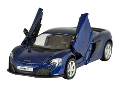 RMZ Die Cast Pull Back McLaren 650S, Blue