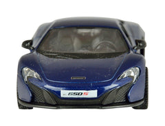 RMZ Die Cast Pull Back McLaren 650S, Blue