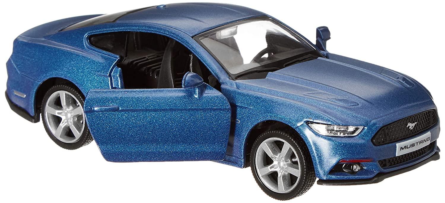 RMZ Diecast Ford Mustang 2015, Matte Blue (5 inch)