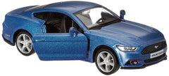 RMZ Diecast Ford Mustang 2015, Matte Blue (5 inch)