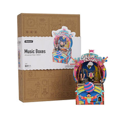 Robotime Amusement Park Hand Crank Music Box Kit