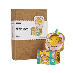Robotime Dancing Ballerina Hand Crank Music Box DIY Kit