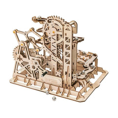 Robotime ROKR Marble Climber 3D Wooden Puzzle Roller Coaster Mechanical Model Self Craft